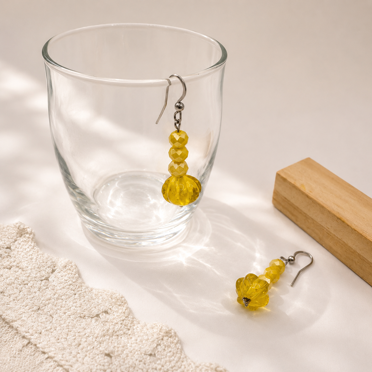 Yellow Bloom Earrings