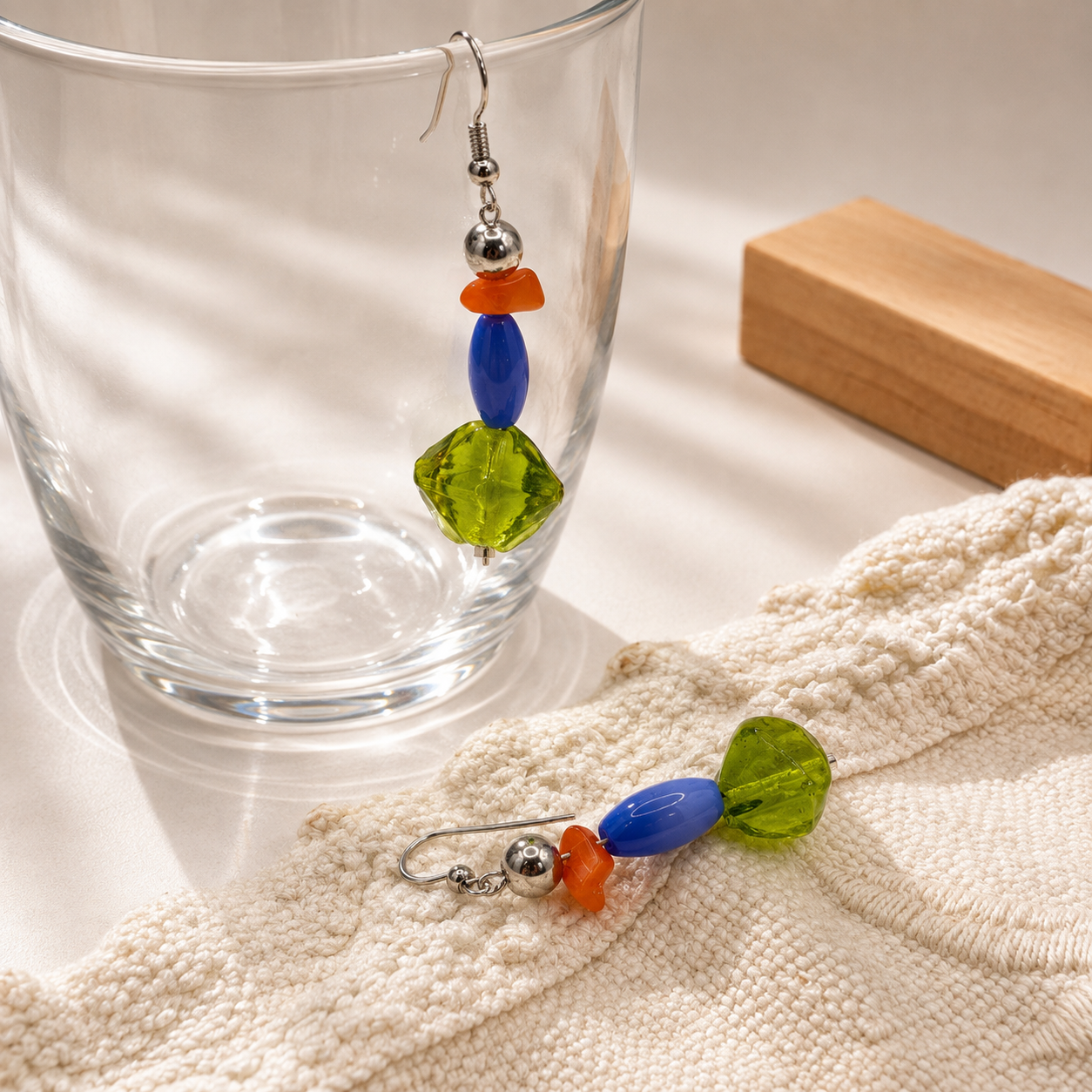 Bright Color Pop Earrings