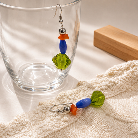 Bright Color Pop Earrings